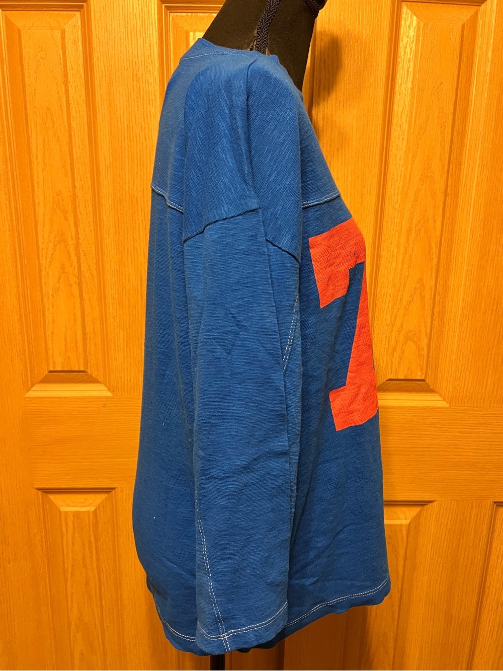 PILCRO 3/4 Sleeve Varsity Tee** - Picture 3 of 7